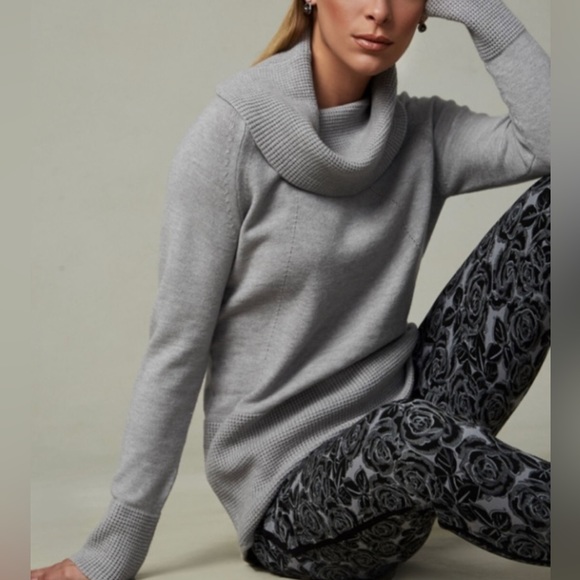 ELENA WANG Cowlneck Sweater - Picture 3 of 6